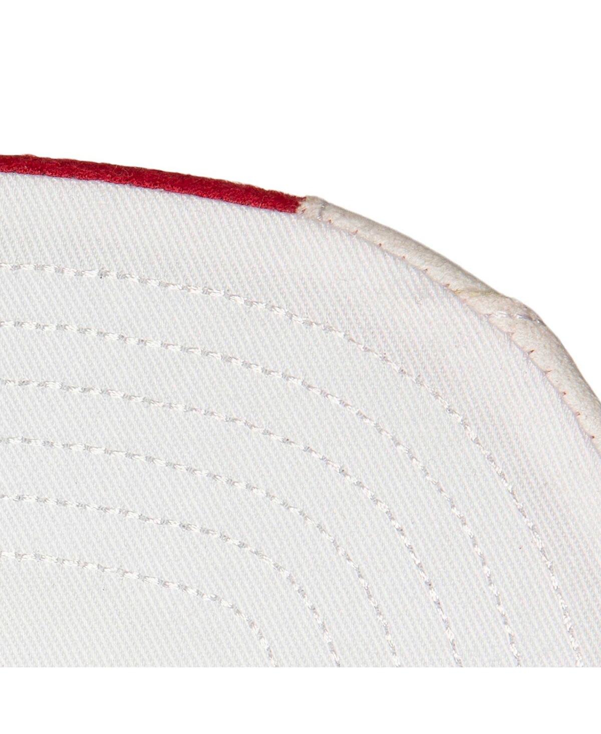 Mitchell & Ness Mitchell Ness Men's White/red Chicago Bulls Day 6 Snapback Hat In White Red