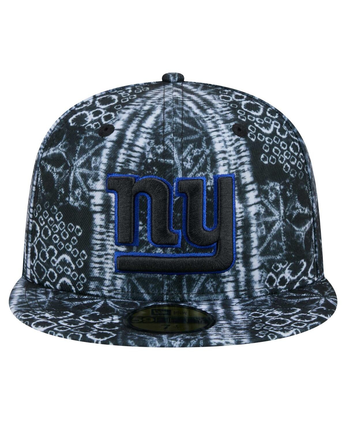 Shop New Era Men's Black New York Giants Shibori 59fifty Fitted Hat