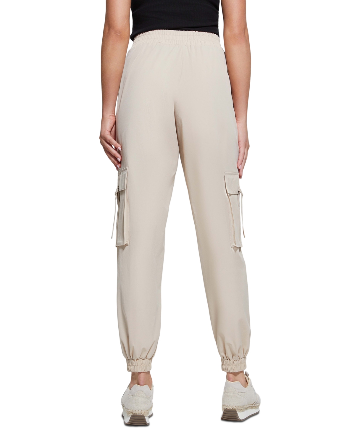 Guess Women's Aurelie Elasticated-Hem Cargo Pants