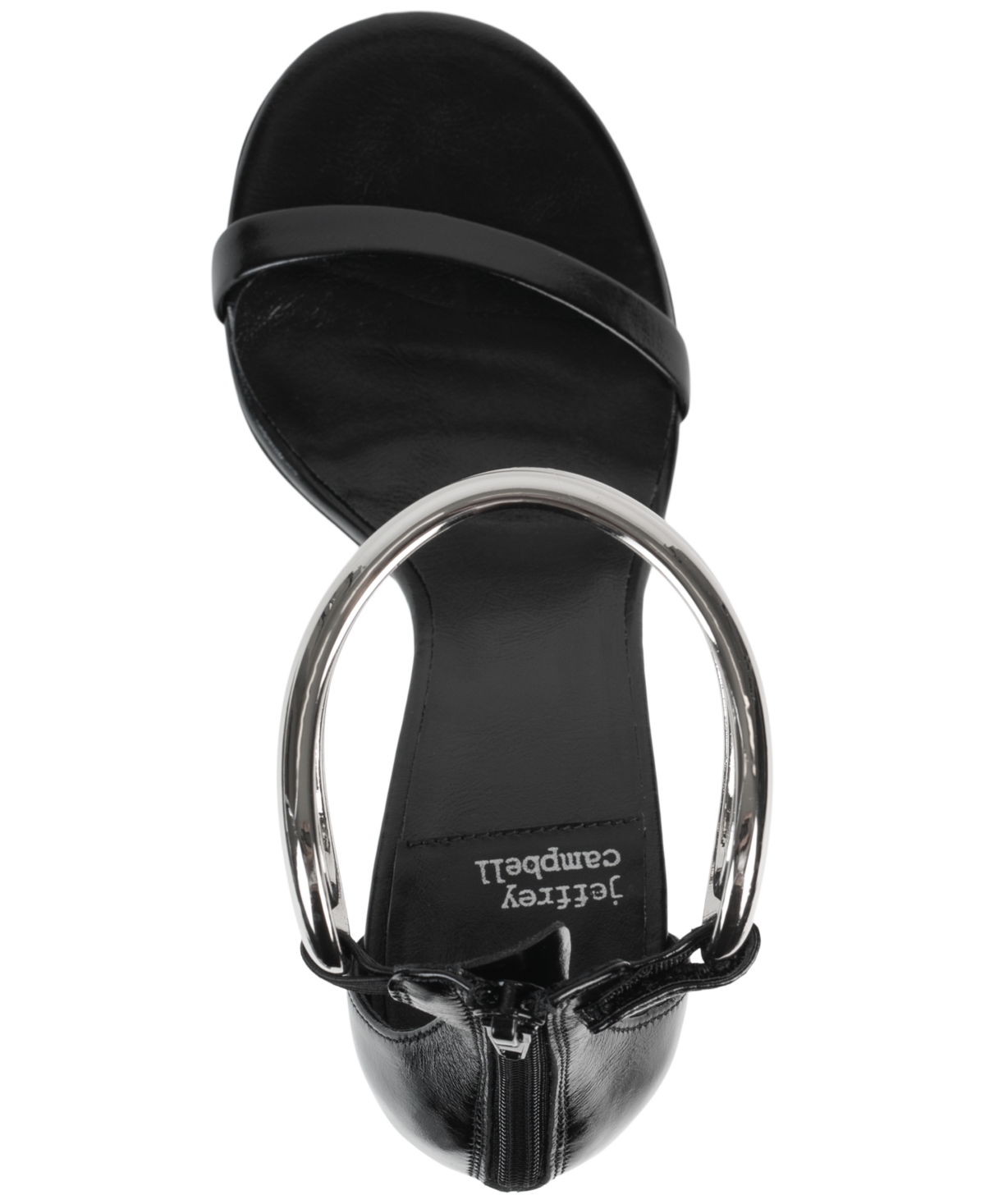 Jeffrey Campbell Cuff-It Embellished Dress Sandals -Silver