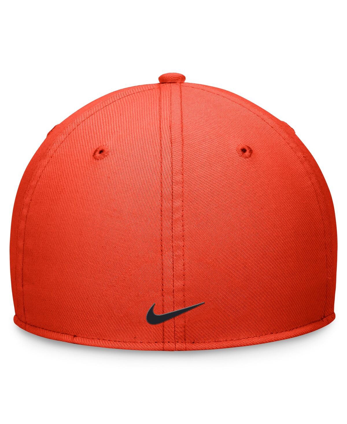 Nike Men's Orange Detroit Tigers Evergreen Performance Flex Hat In Teamorange