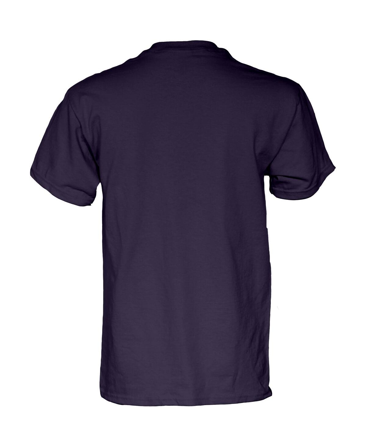 Blue 84 Men's Purple Clemson Tigers Pickleball Crossed Paddles T-shirt In Purple