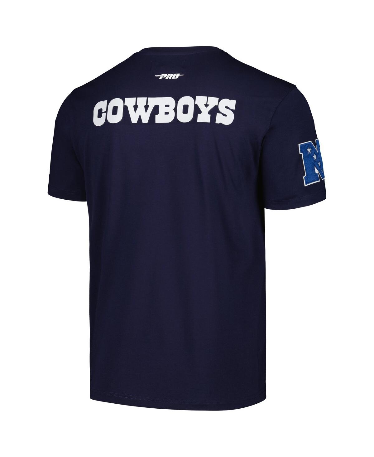 Shop Pro Standard Men's Navy Dallas Cowboys Retro Striper T-shirt