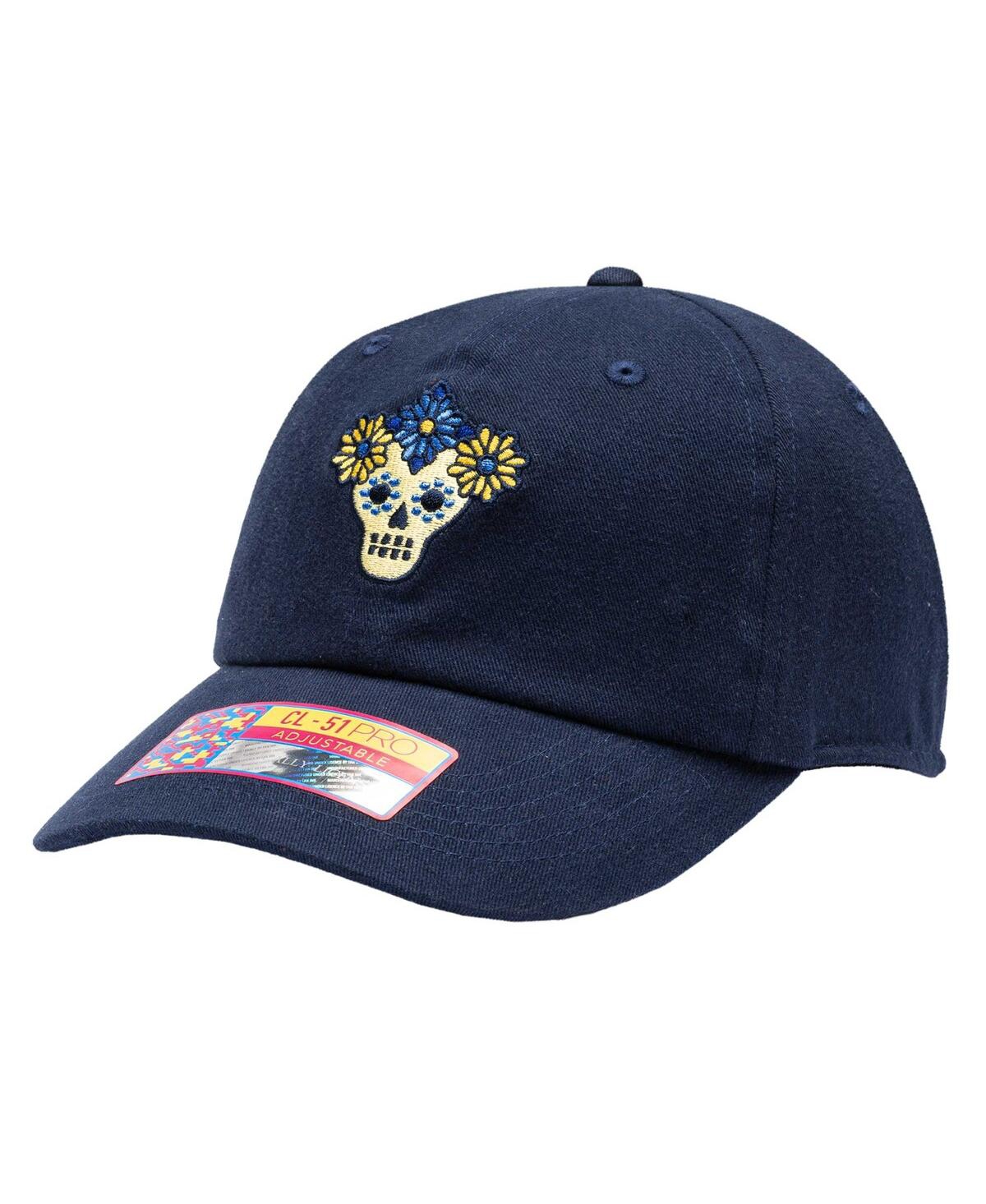 Shop Fan Ink Men's Navy Club America Me Da Mi Calaverita Adjustable Hat