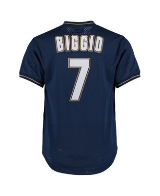 Mitchell Ness Men's Craig Biggio Navy Houston Astros Cooperstown Collection Batting Practice Jersey