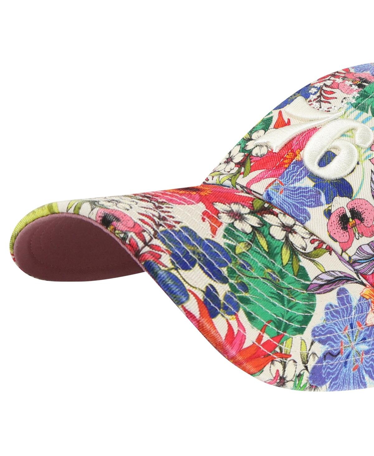 47 Brand Women's ' Cream Pittsburgh Penguins Pollinator Clean Up Adjustable Hat In Cream