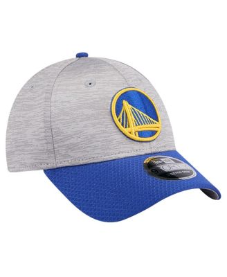 Men's Heather Gray/Royal Golden State Warriors Active Digi-Tech Two-Tone 9Forty Adjustable Hat