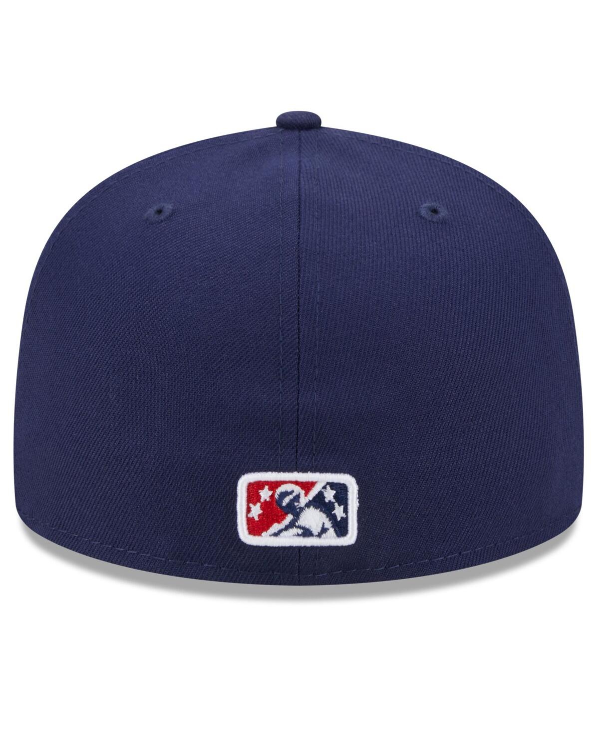 NEW ERA MEN'S NAVY CHARLOTTE KNIGHTS THEME NIGHTS HORNETS 59FIFTY FITTED HAT