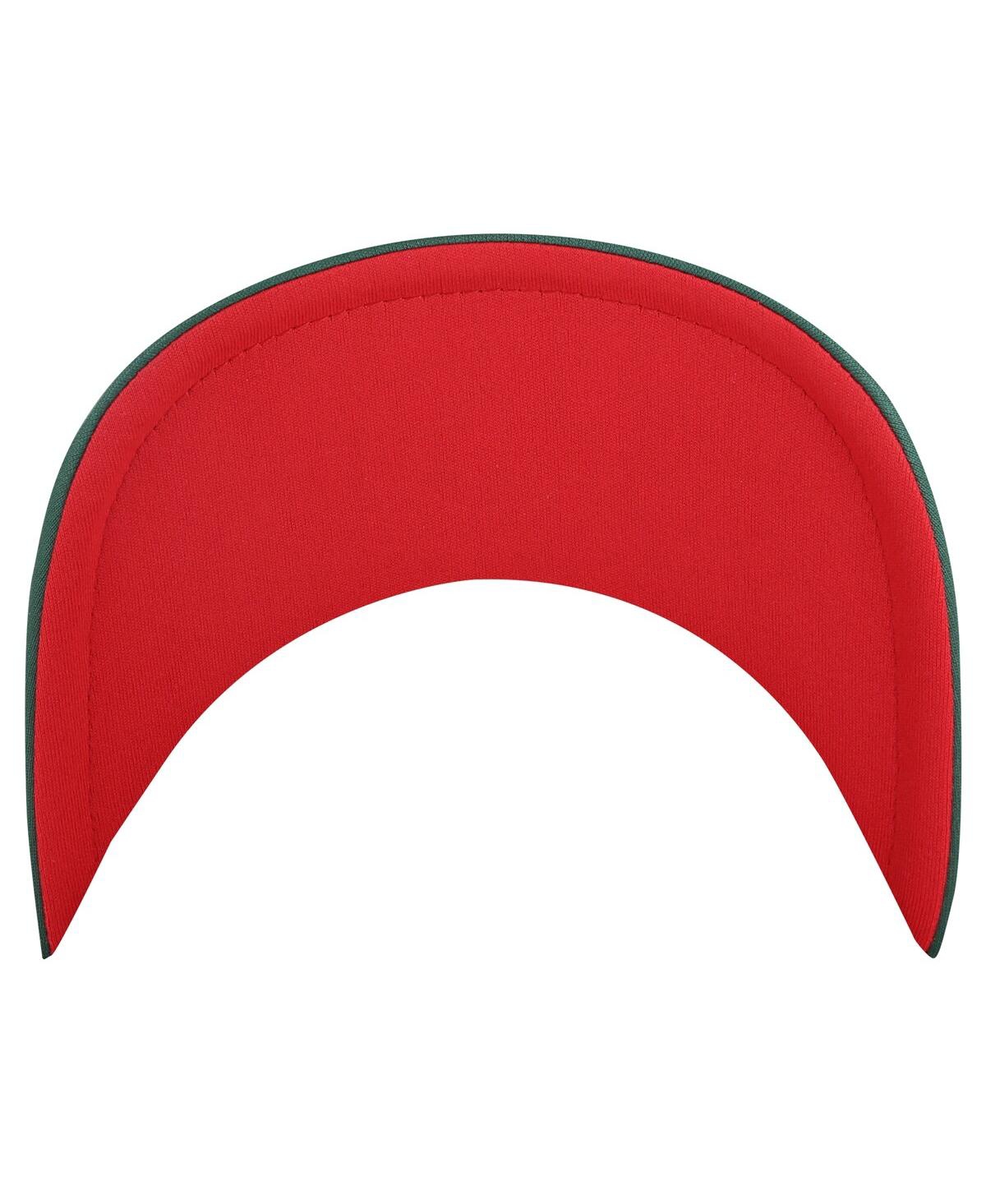 Shop 47 Brand Men's Green Minnesota Wild Sideband Stripes Trucker Snapback Hat
