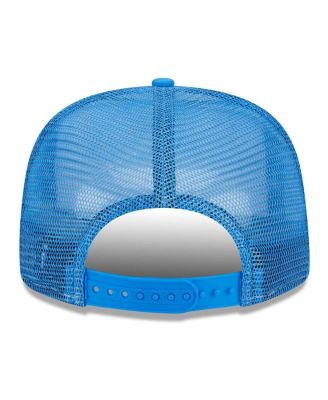 Men's White/Powder Blue Los Angeles Chargers Banger 9Fifty Trucker Snapback Hat