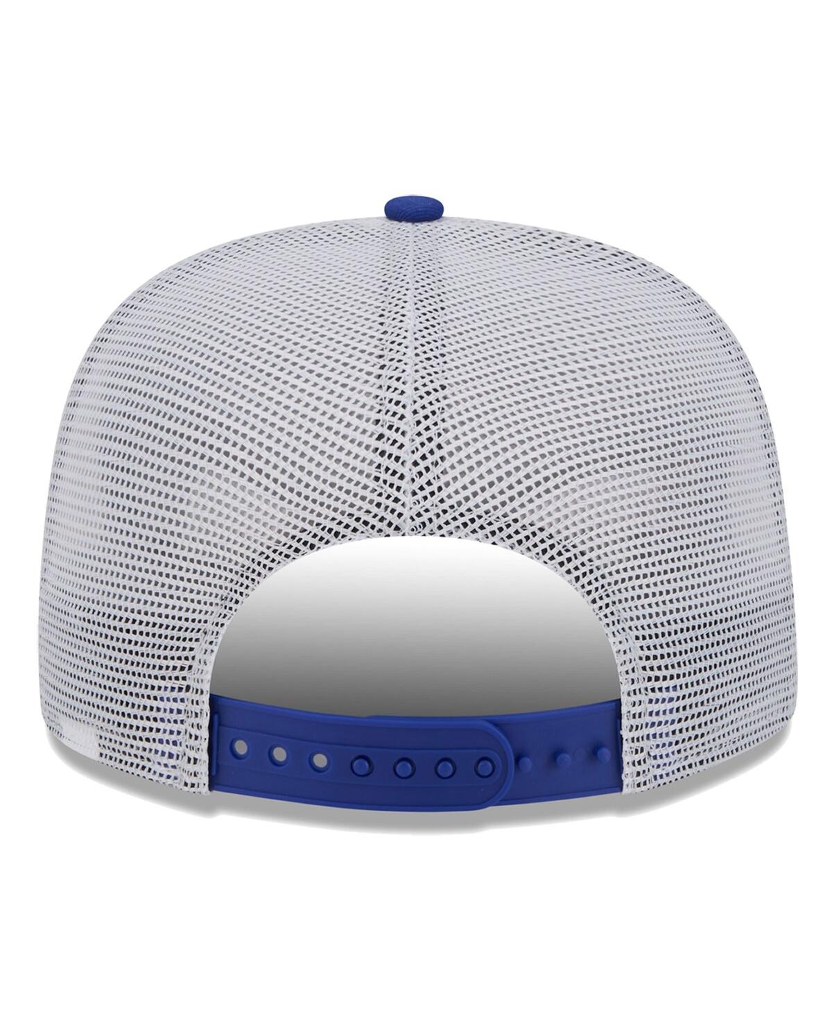NEW ERA MEN'S BLUE NEW YORK KNICKS COURT SPORT SPECKLE 9FIFTY SNAPBACK HAT 