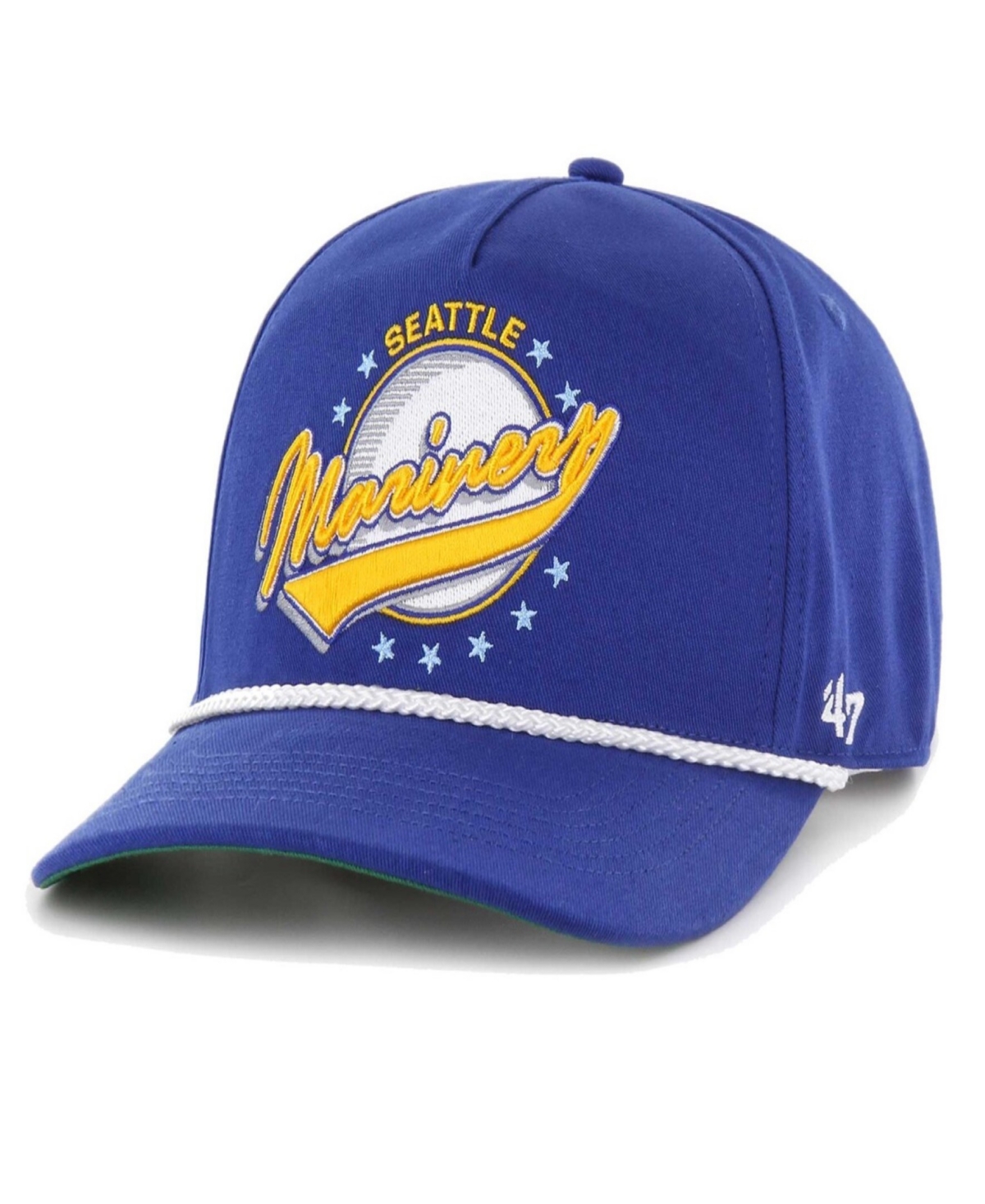 47 Brand Men's Royal Seattle Mariners Wax Pack Collection Premier Hitch Adjustable Hat - Royal