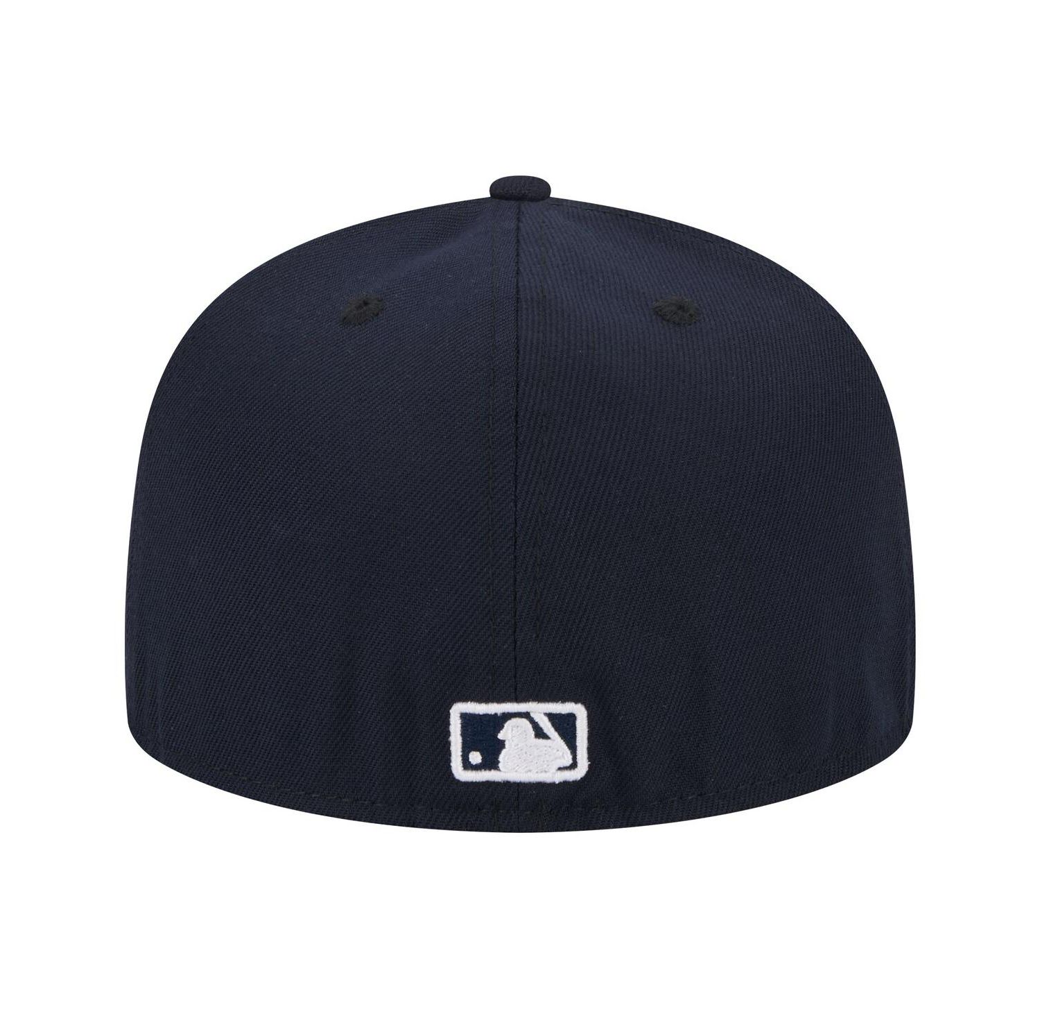 Men's Navy Miami Marlins White Logo 59Fifty Fitted Hat