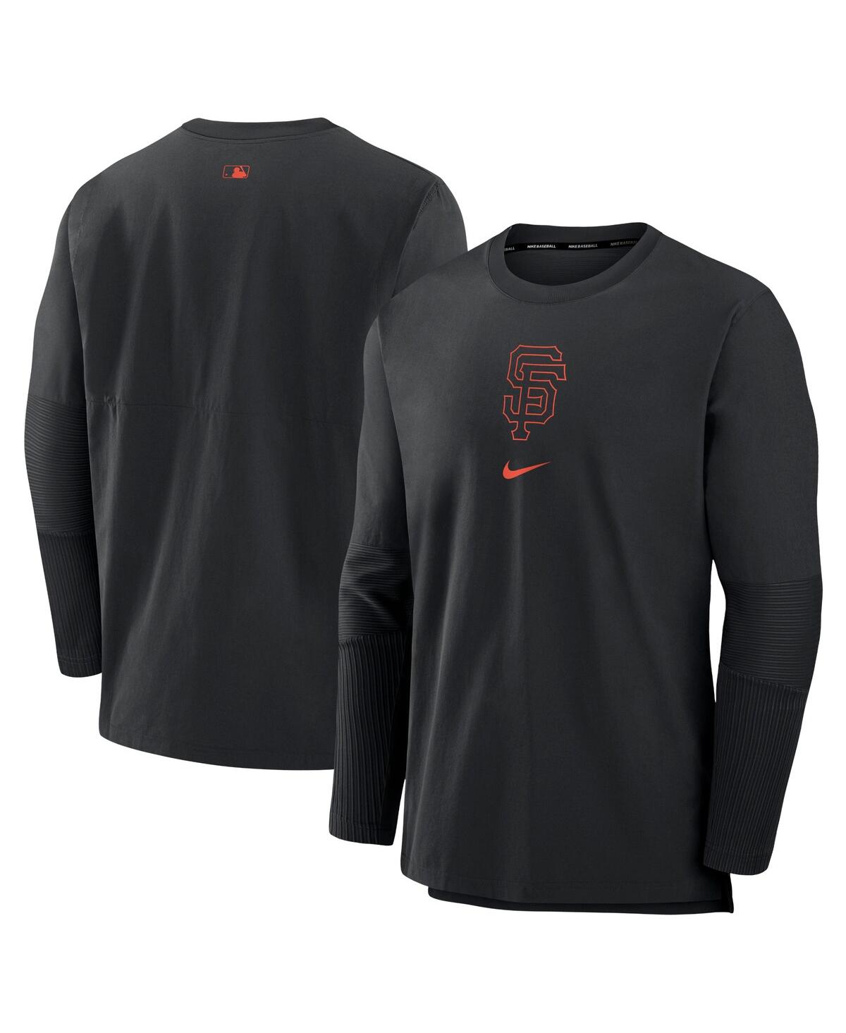 Men's Black San Francisco Giants Authentic Collection Player Performance Pullover Sweatshirt - Black