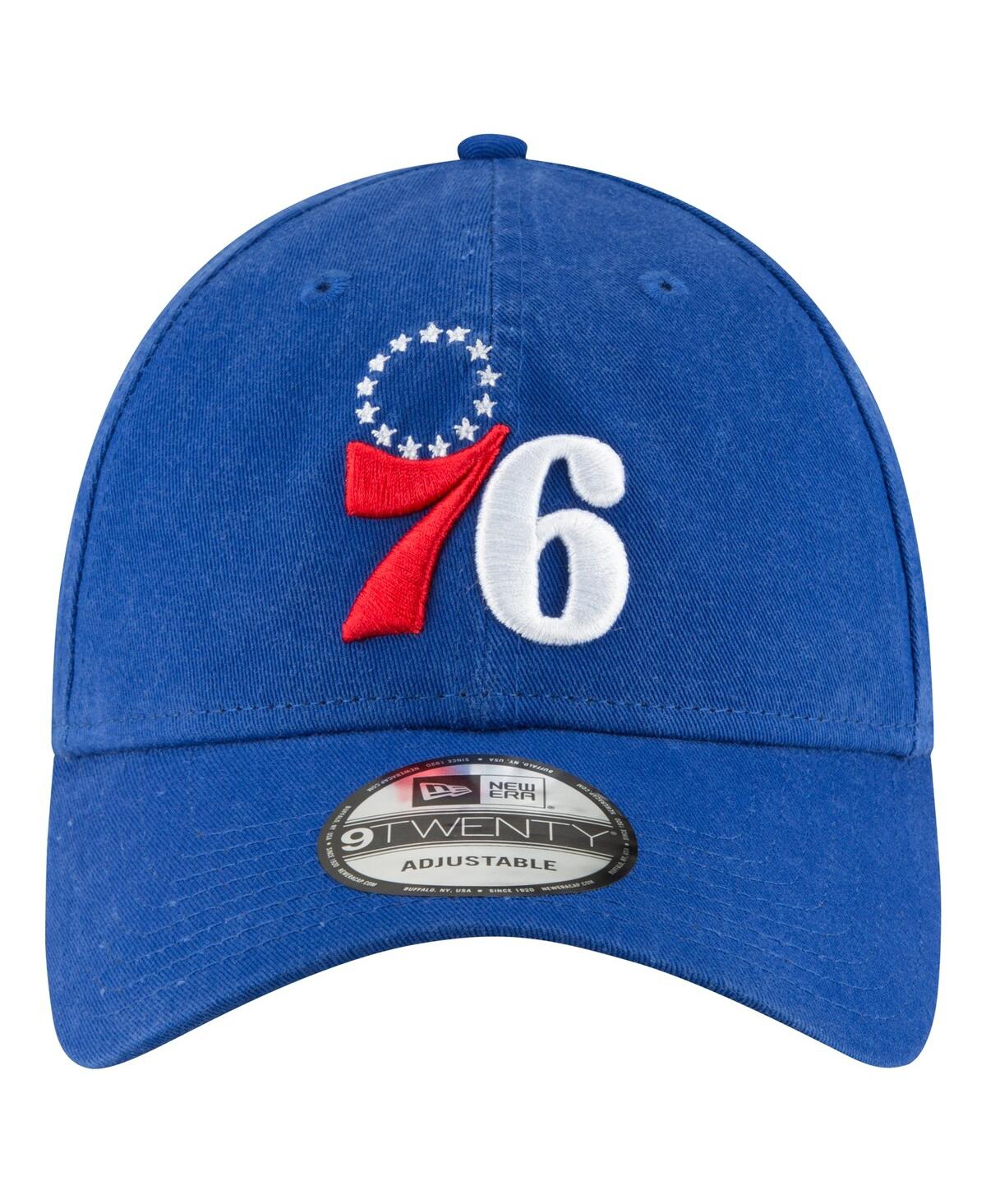 New Era Royal Philadelphia 76ers Team 2.0 9twenty Adjustable Hat In Royal