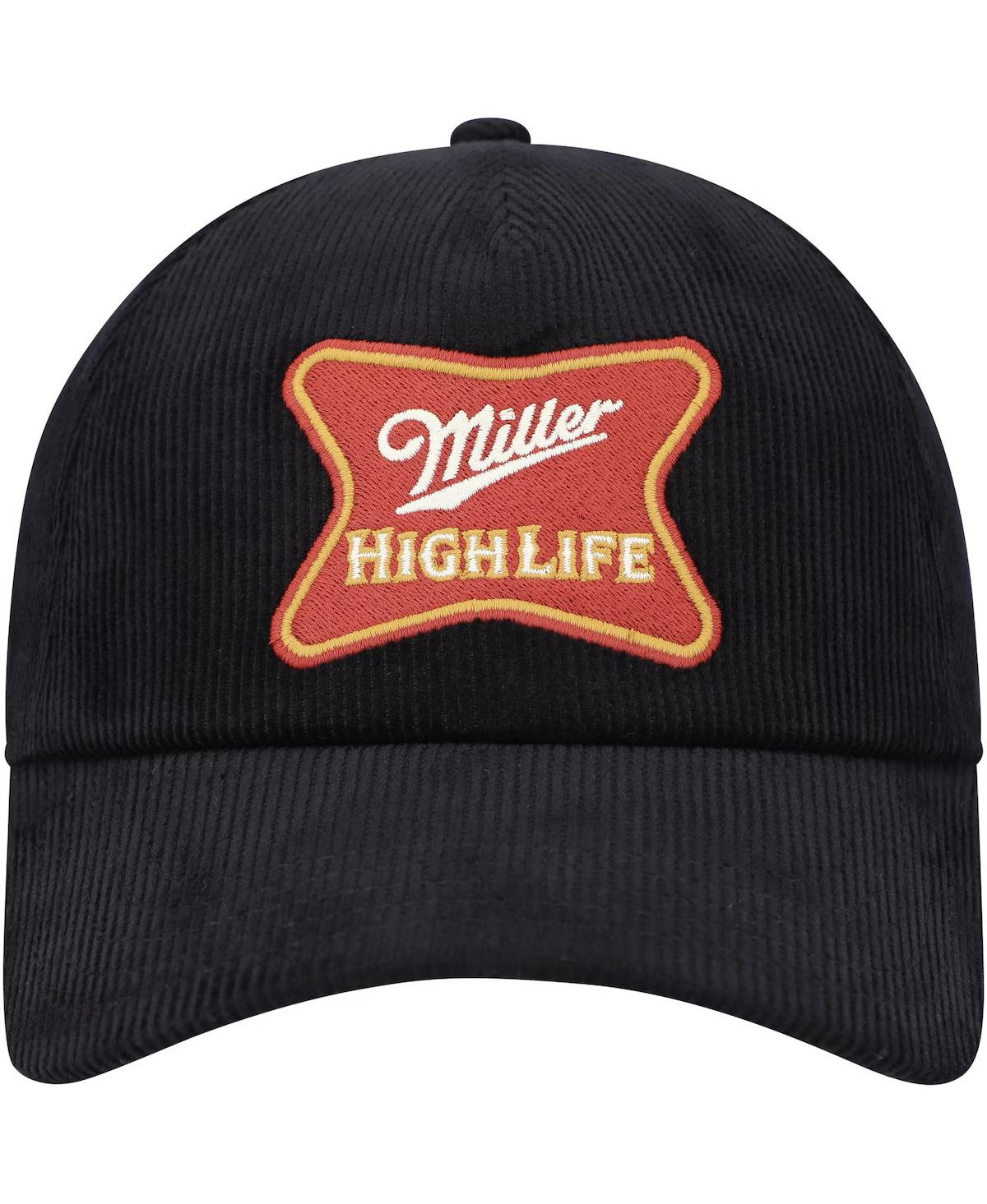 AMERICAN NEEDLE MEN'S BLACK MILLER ROSCOE CORDUROY ADJUSTABLE HAT 