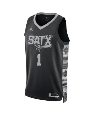 Brand Unisex Victor Wembanyama Black San Antonio Spurs Swingman Jersey - Statement Edition