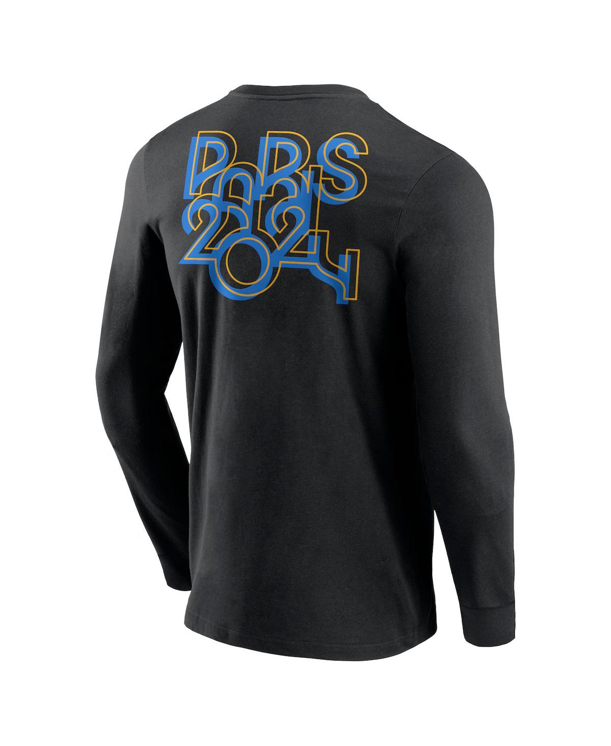 Fanatics Branded Men'sParis 2024 Text Block Overlay Long Sleeve T-Shirt - Black