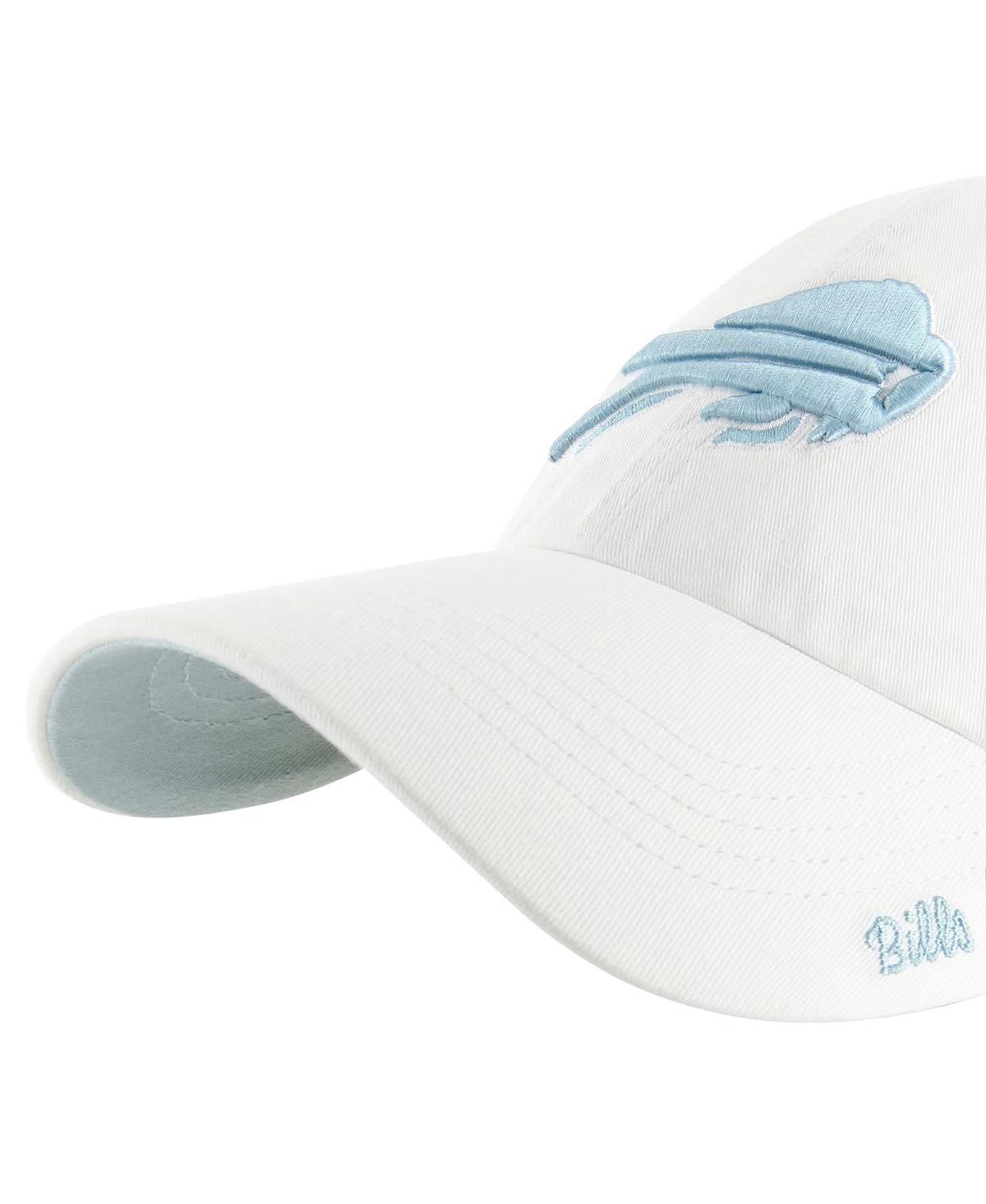 Shop 47 Brand 47 Women's White Buffalo Bills Ballpark Cheer Clean Up Adjustable Hat