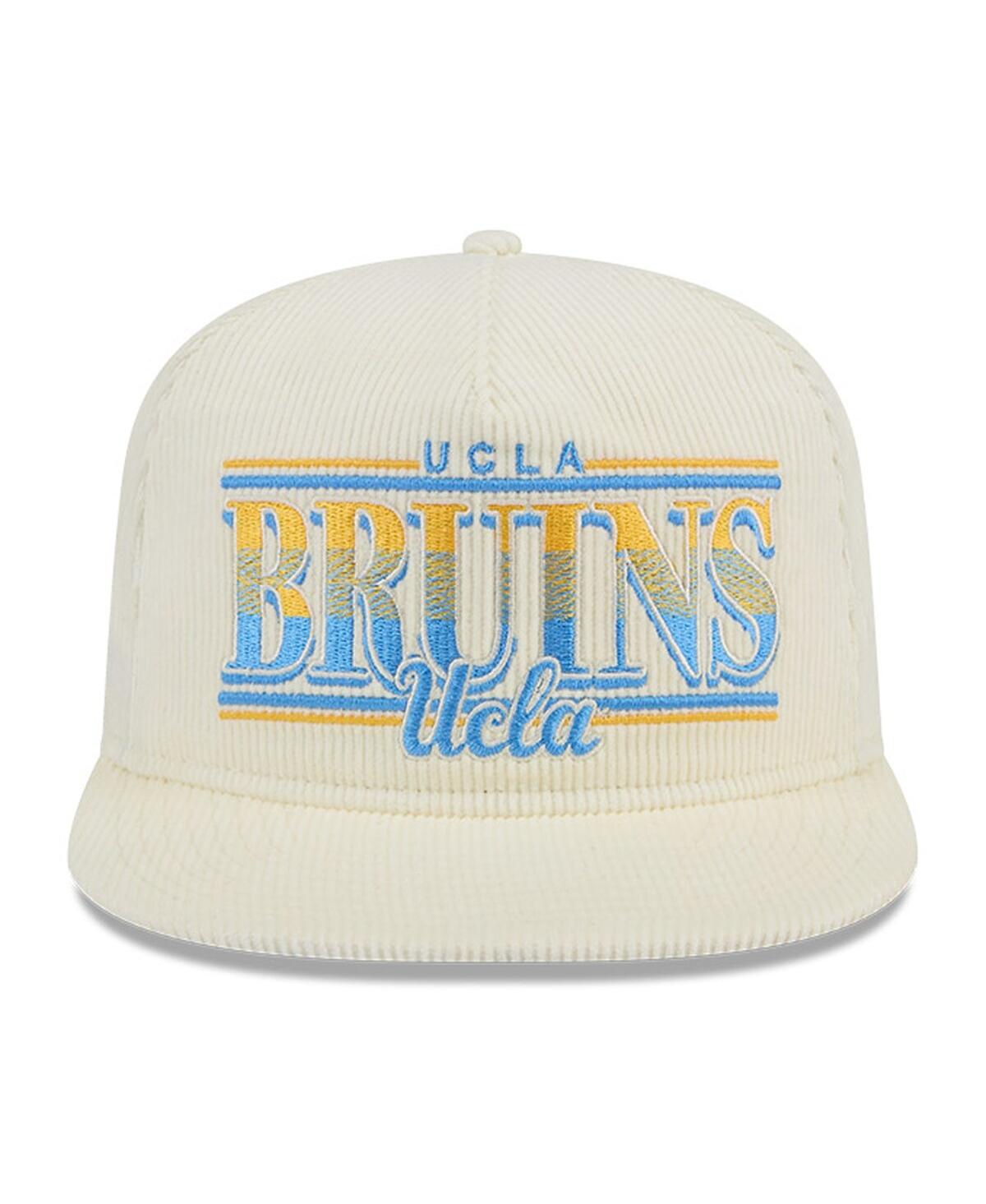New Era White Ucla Bruins Throwback Golfer Corduroy Snapback Hat In ...
