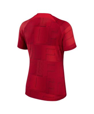Women's Red Liverpool 2023 Pre-Match Top