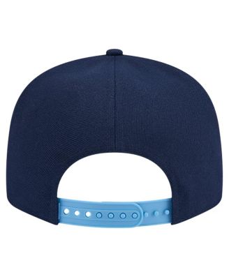 Men's White/Light Blue Memphis Grizzlies Throwback Gradient Tech Font 9fifty Snapback Hat