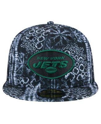 Men's Black New York Jets Shibori 59Fifty Fitted Hat