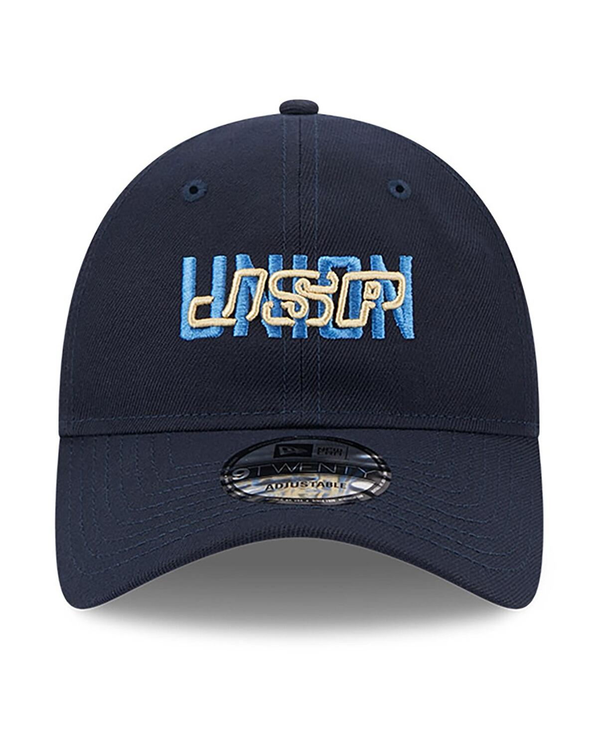 New Era Jsp Standard Issue X Philadelphia Union Navy 9twenty Adjustable Hat In Navy
