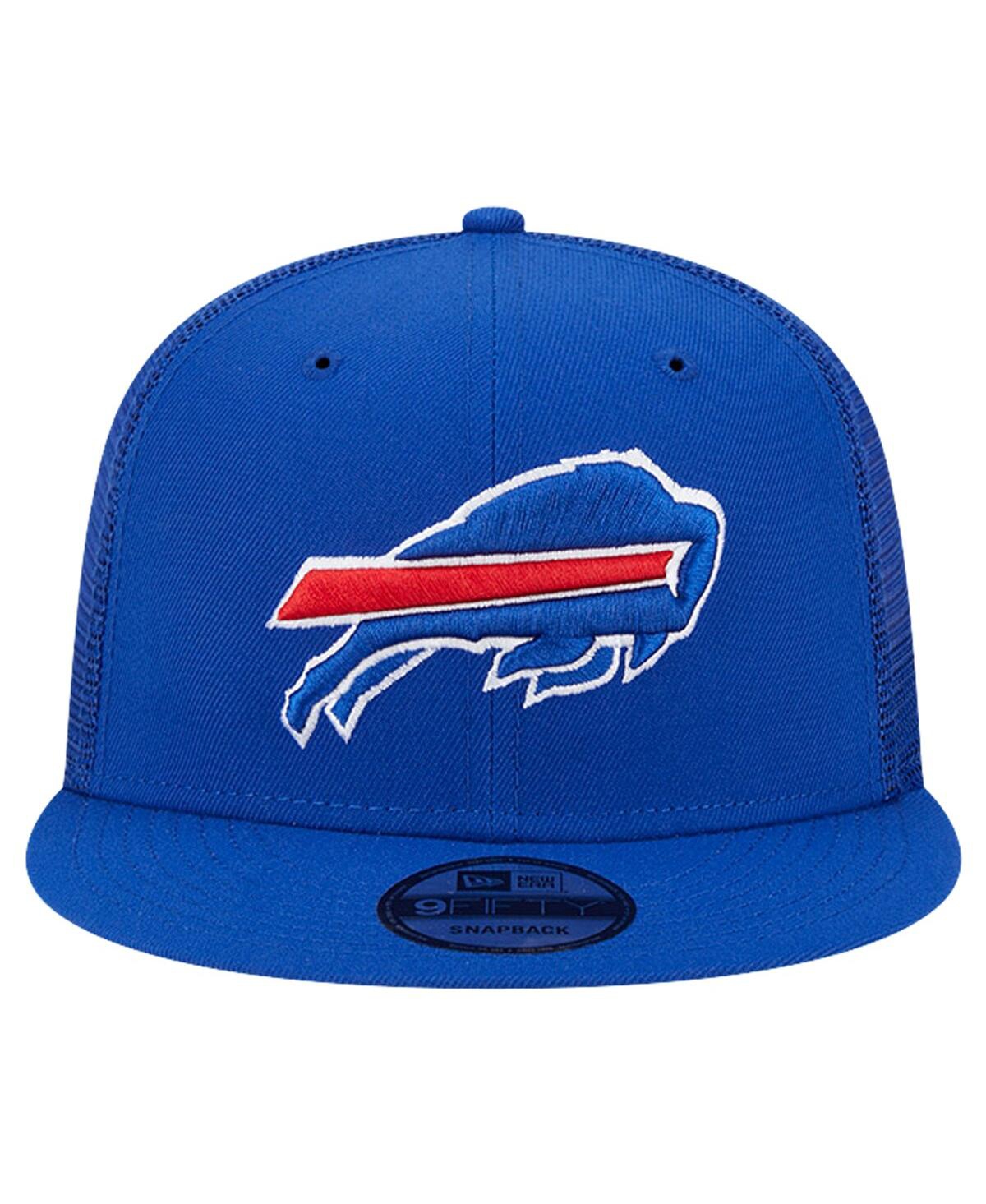 Shop New Era Men's Royal Buffalo Bills Main Trucker 9fifty Snapback Hat
