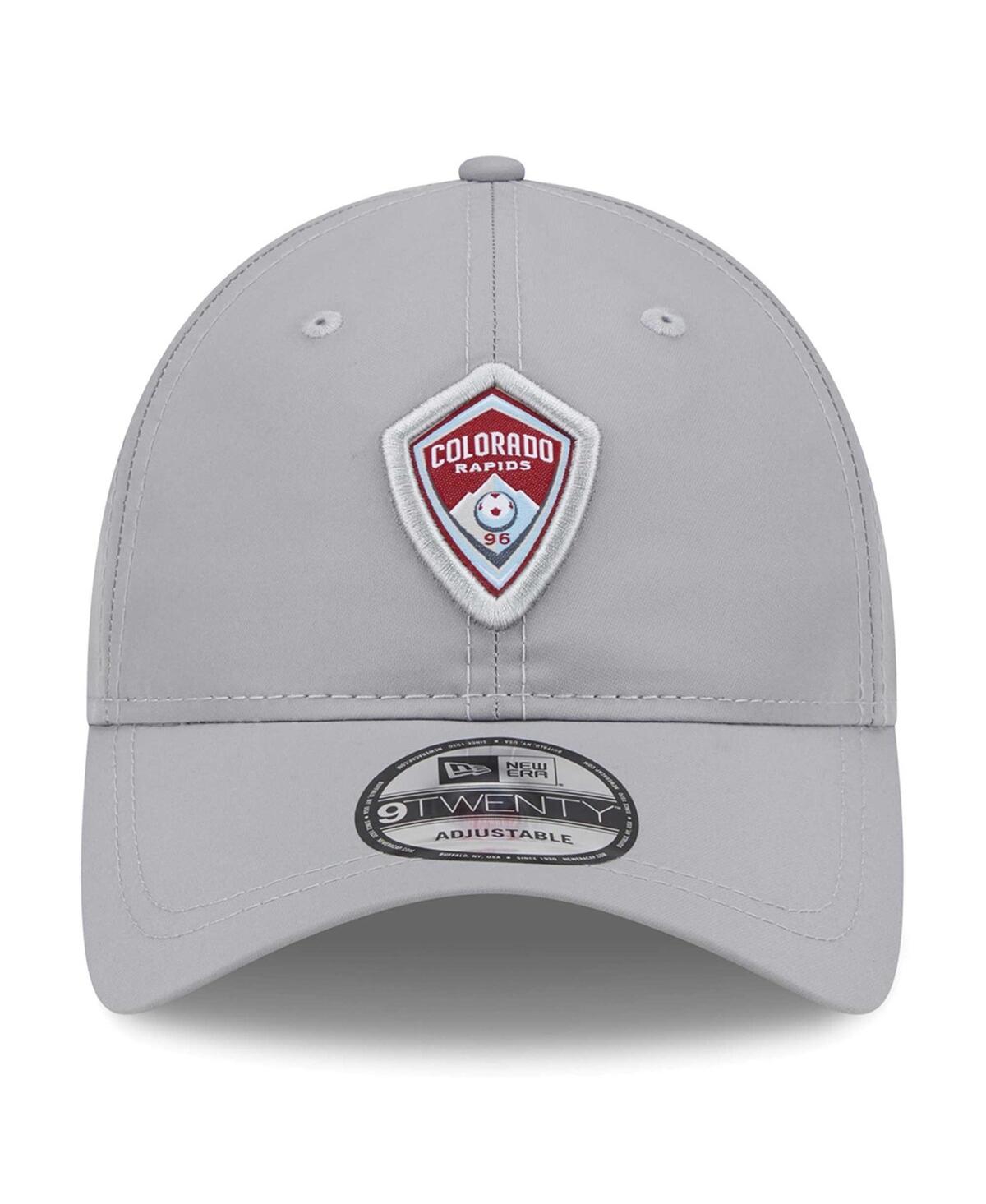New Era Gray Colorado Rapids Active 9twenty Adjustable Hat In Gray