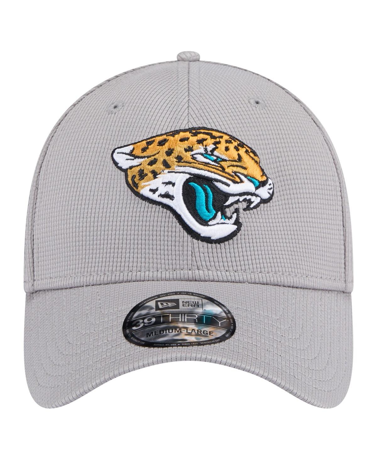 Shop New Era Men's Gray Jacksonville Jaguars Active 39thirty Flex Hat