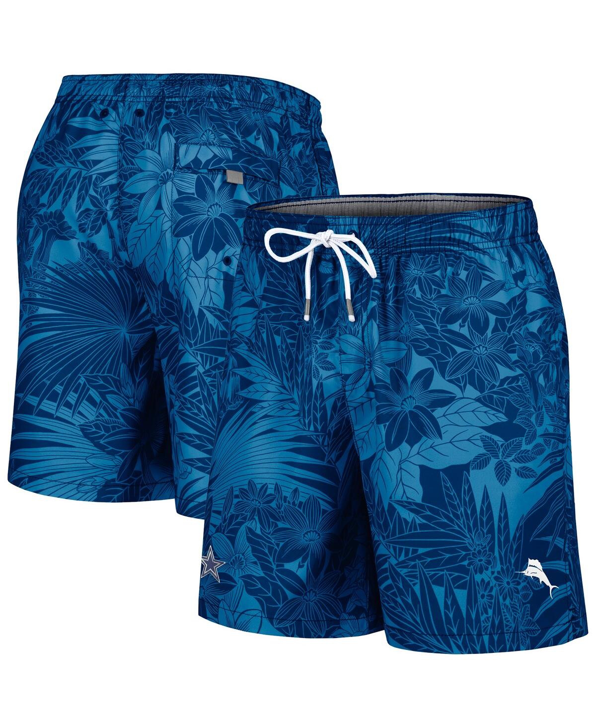 Men's Navy Dallas Cowboys Santiago Palms Board Shorts - Navy