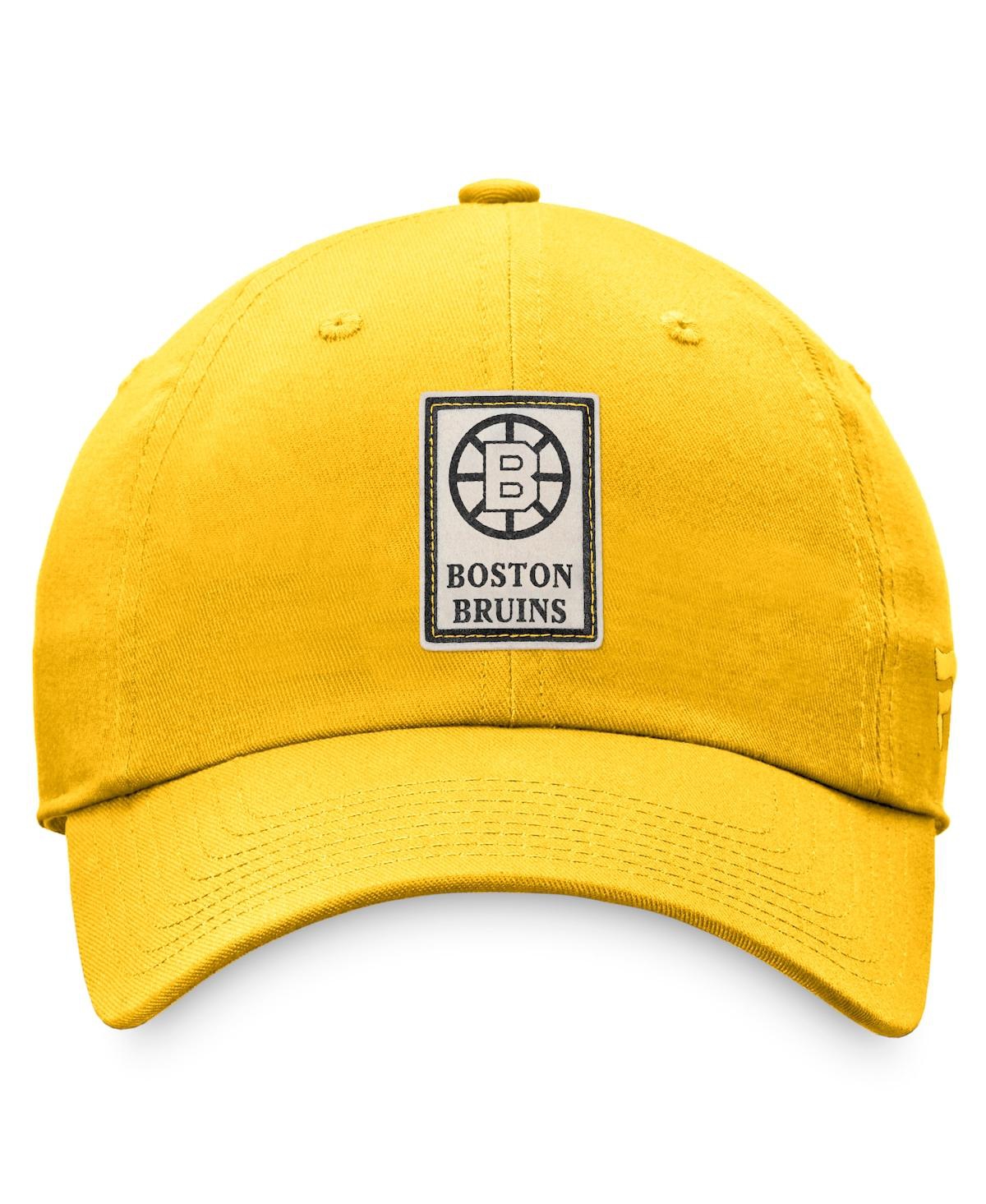Fanatics Branded Women's Gold Boston Bruins Heritage Vintage-like Adjustable Hat