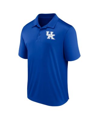 Branded Men's Royal Kentucky Wildcats Left Side Block Polo