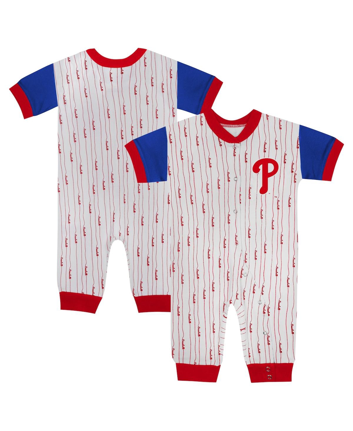 Outerstuff Infant White Philadelphia Phillies Logo Best Series Full-snap Jumper