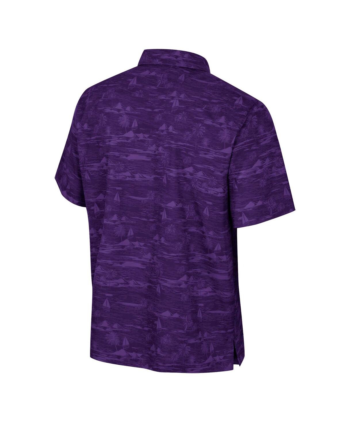 Shop Colosseum Men's Purple Lsu Tigers Ozark Button-up Shirt