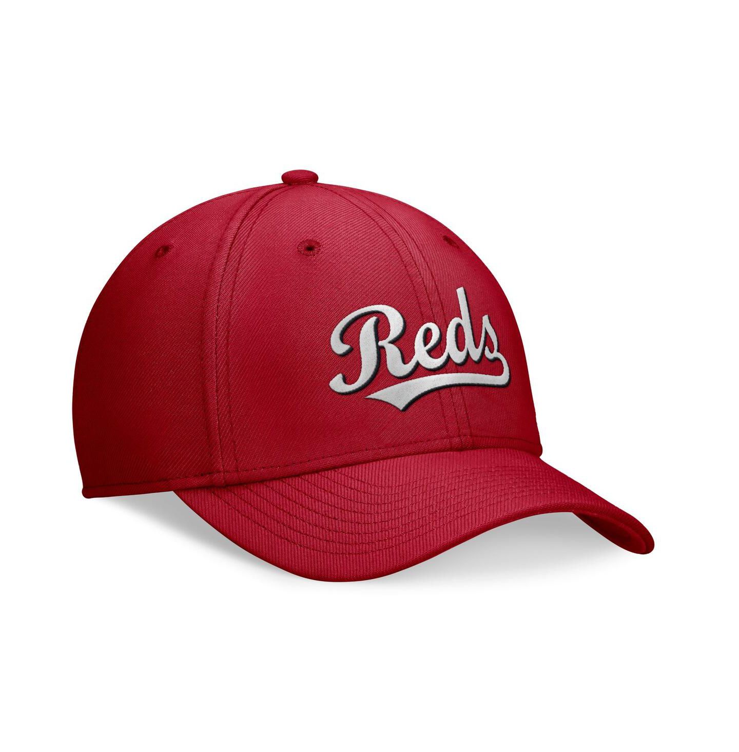 Мужская кепка Nike Red Cincinnati Reds Evergreen Performance Flex Hat — фото 3