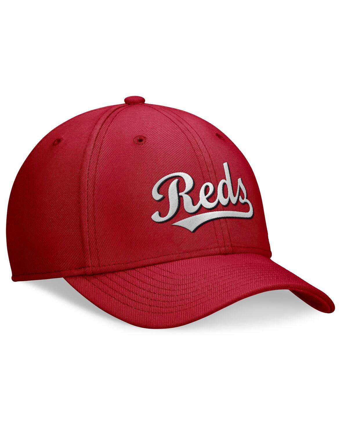 Nike Men's Red Cincinnati Reds Evergreen Performance Flex Hat In Gym Red