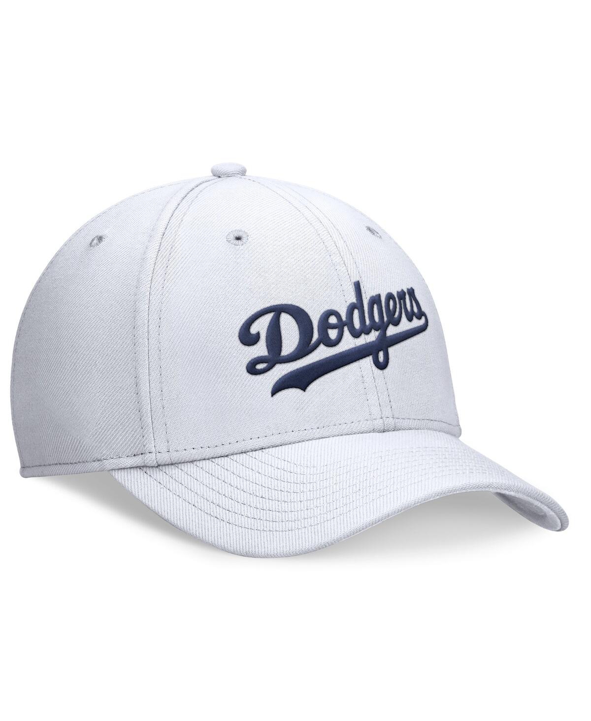 Nike Men's Los Angeles Dodgers Evergreen Performance Flex Hat In White