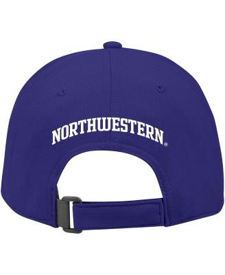 Youth Purple Northwestern Wildcats Blitzing Accent Performance Adjustable Hat