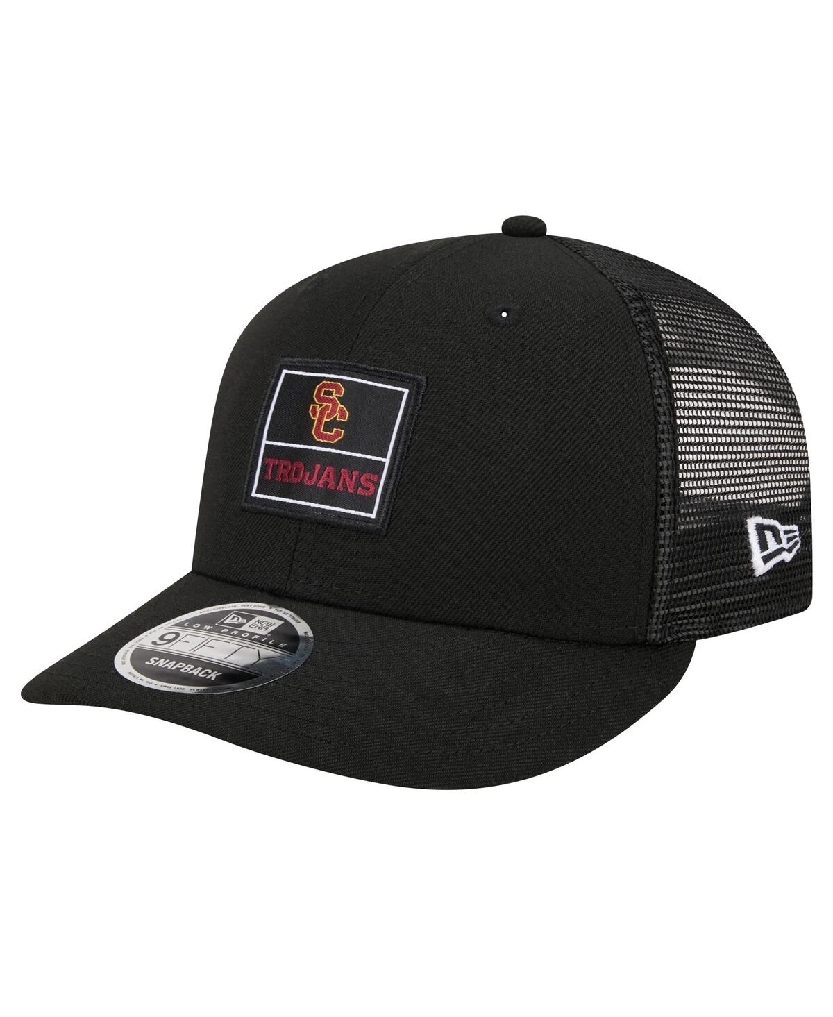 Shop New Era Men's Black Usc Trojans Labeled 9fifty Snapback Hat