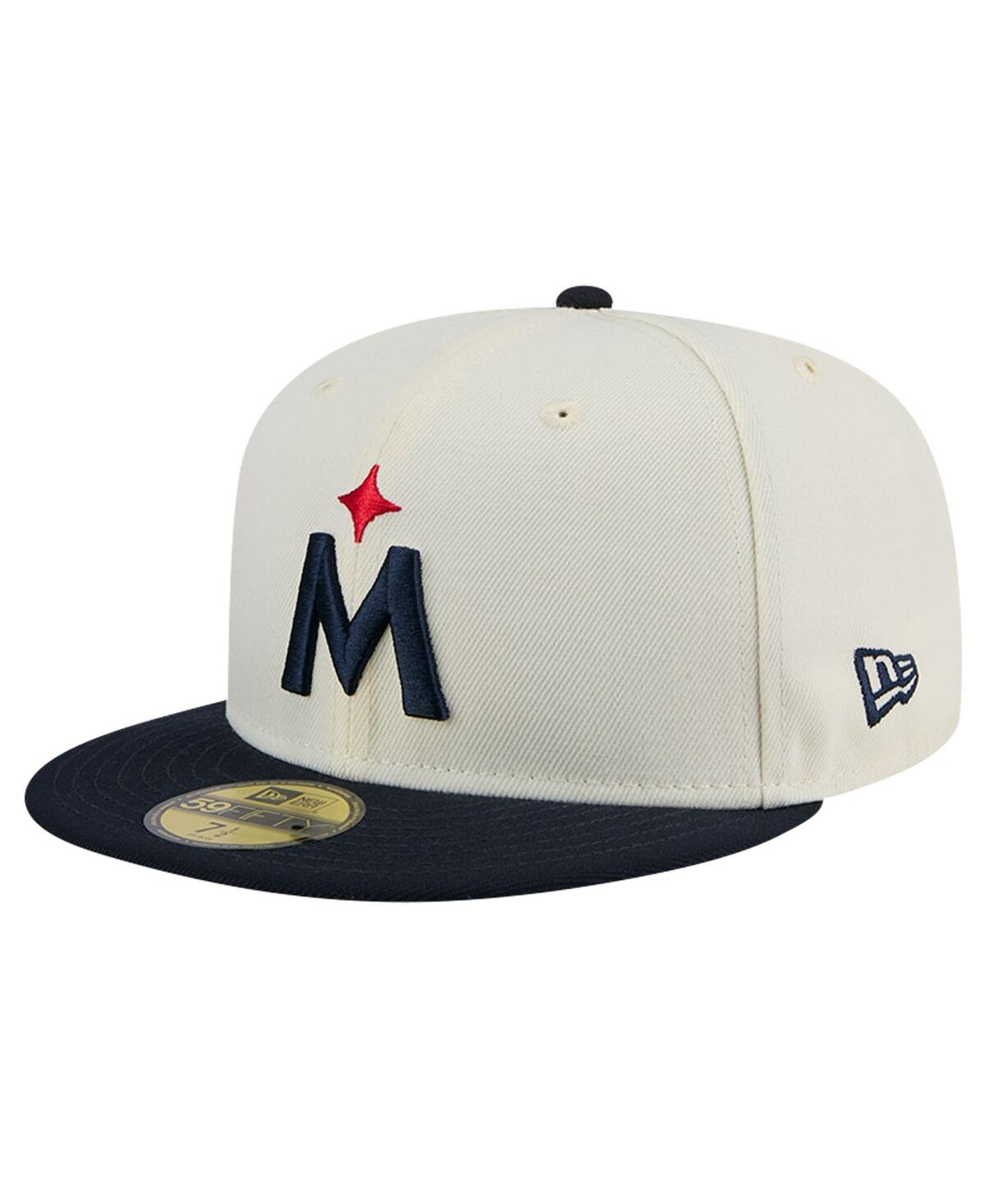 Shop New Era Men's White Minnesota Twins Evergreen Chrome 59fifty Fitted Hat