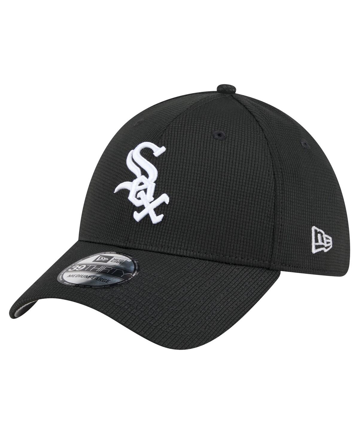 Shop New Era Men's Black Chicago White Sox Active Pivot 39thirty Flex Hat