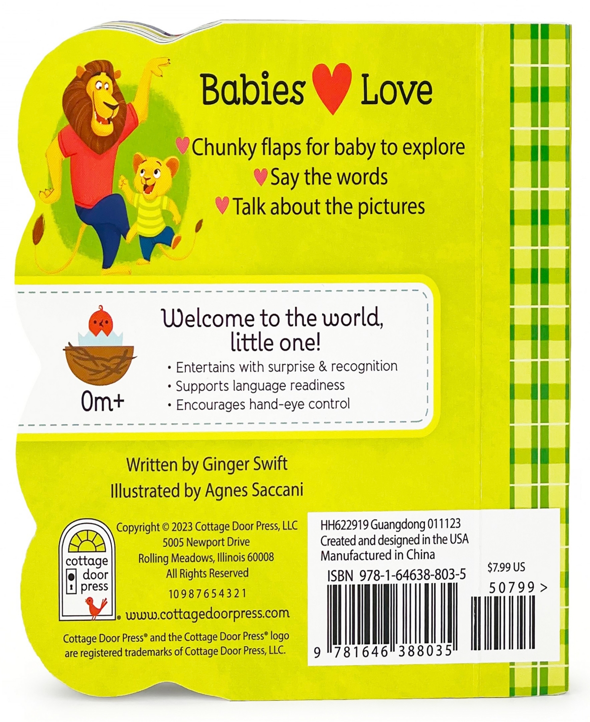 Shop Readerlink Cottage Door Press-babies Love Daddy-a Lift-a-flap Board Book In No Color