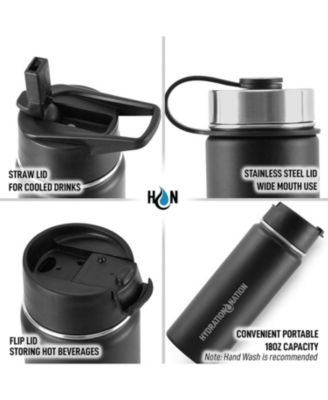 Hydration Nation Stainless Steel 32 oz. Vacuum Insulated Water Bottle