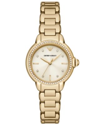 Emporio Armani - Women's Gold-Tone Stainless Steel Bracelet Watch 32mm