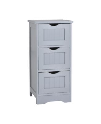Bathroom Floor Freestanding Storage Organizer with 3 Drawers