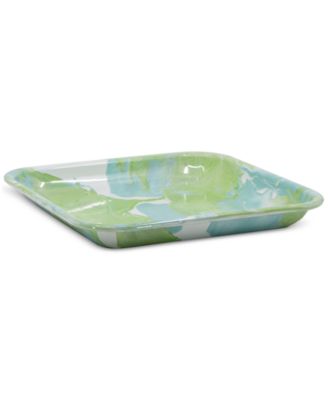  Modern Monet Square Trays, Set of 2