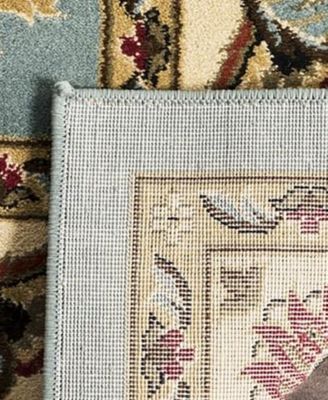 Lyndhurst LNH555 Blue and Ivory 8' x 11' Area Rug