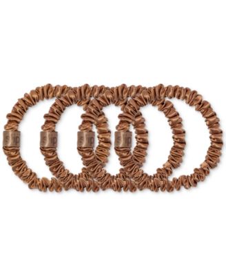 4-Pc. Pure Silk Back-to-Basics Skinny Scrunchies Set